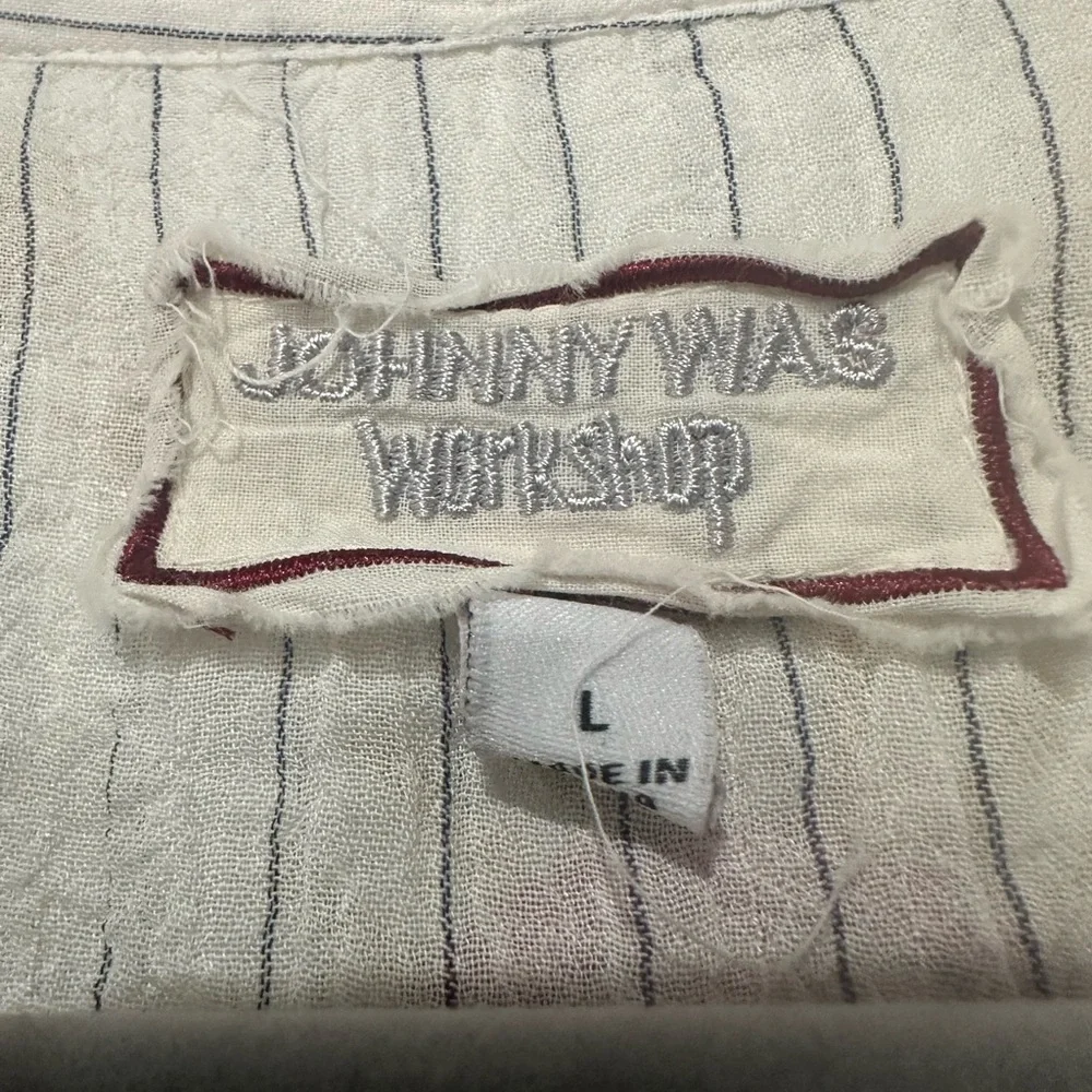 Johnny Was Multicolor Embroidered Button Down Shirt - Picture 4 of 7